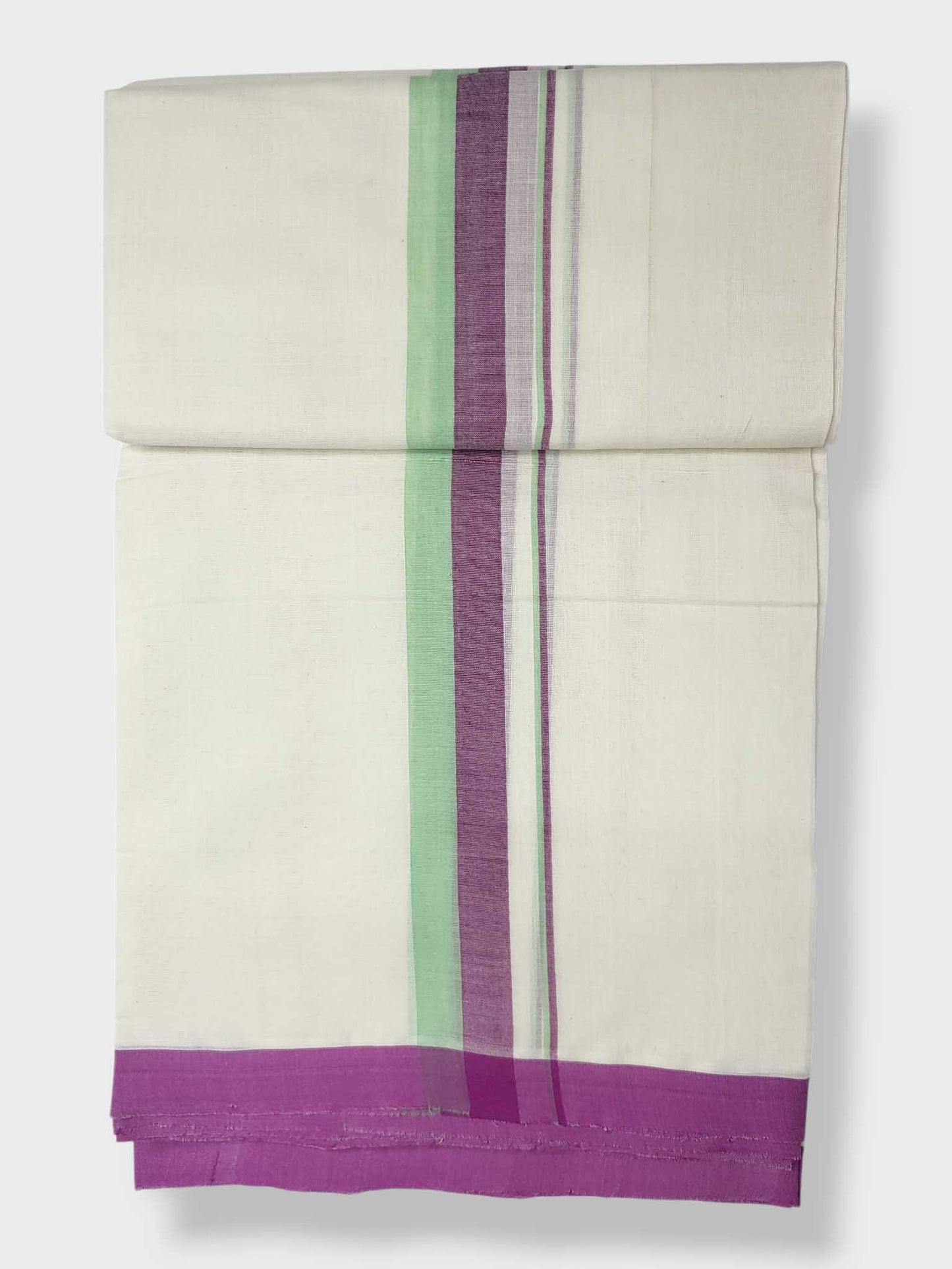 Kerala Balaramapuram Pure Cotton Handloom Mundu/Dhoti