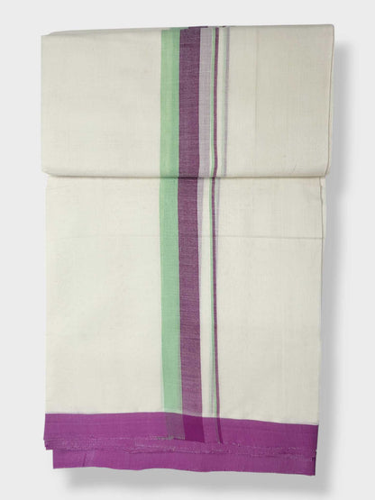 Kerala Balaramapuram Pure Cotton Handloom Mundu/Dhoti