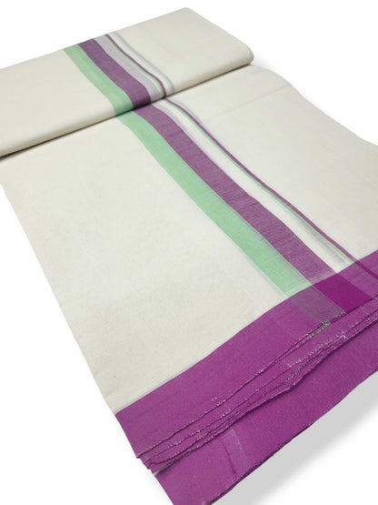 Kerala Balaramapuram Pure Cotton Handloom Mundu/Dhoti