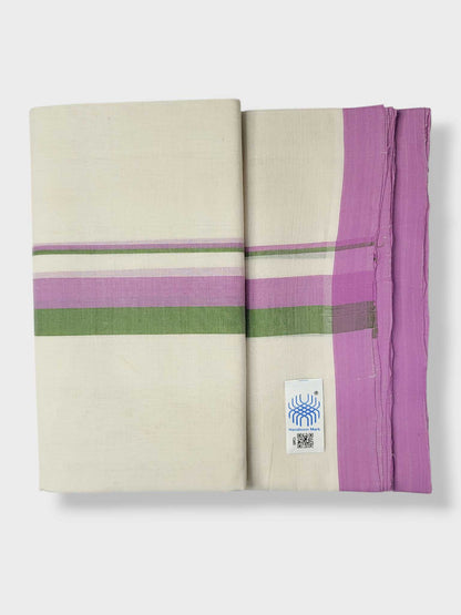 Kerala Balaramapuram Pure Cotton Handloom Mundu/Dhoti