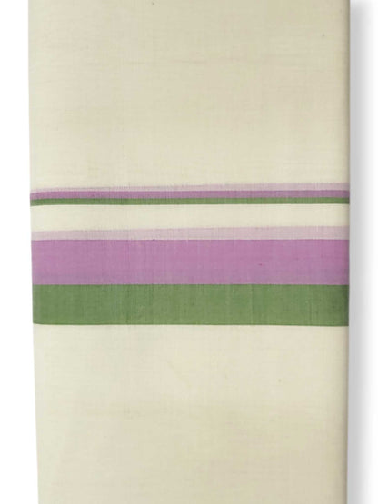 Kerala Balaramapuram Pure Cotton Handloom Mundu/Dhoti