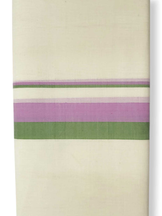 Kerala Balaramapuram Pure Cotton Handloom Mundu/Dhoti