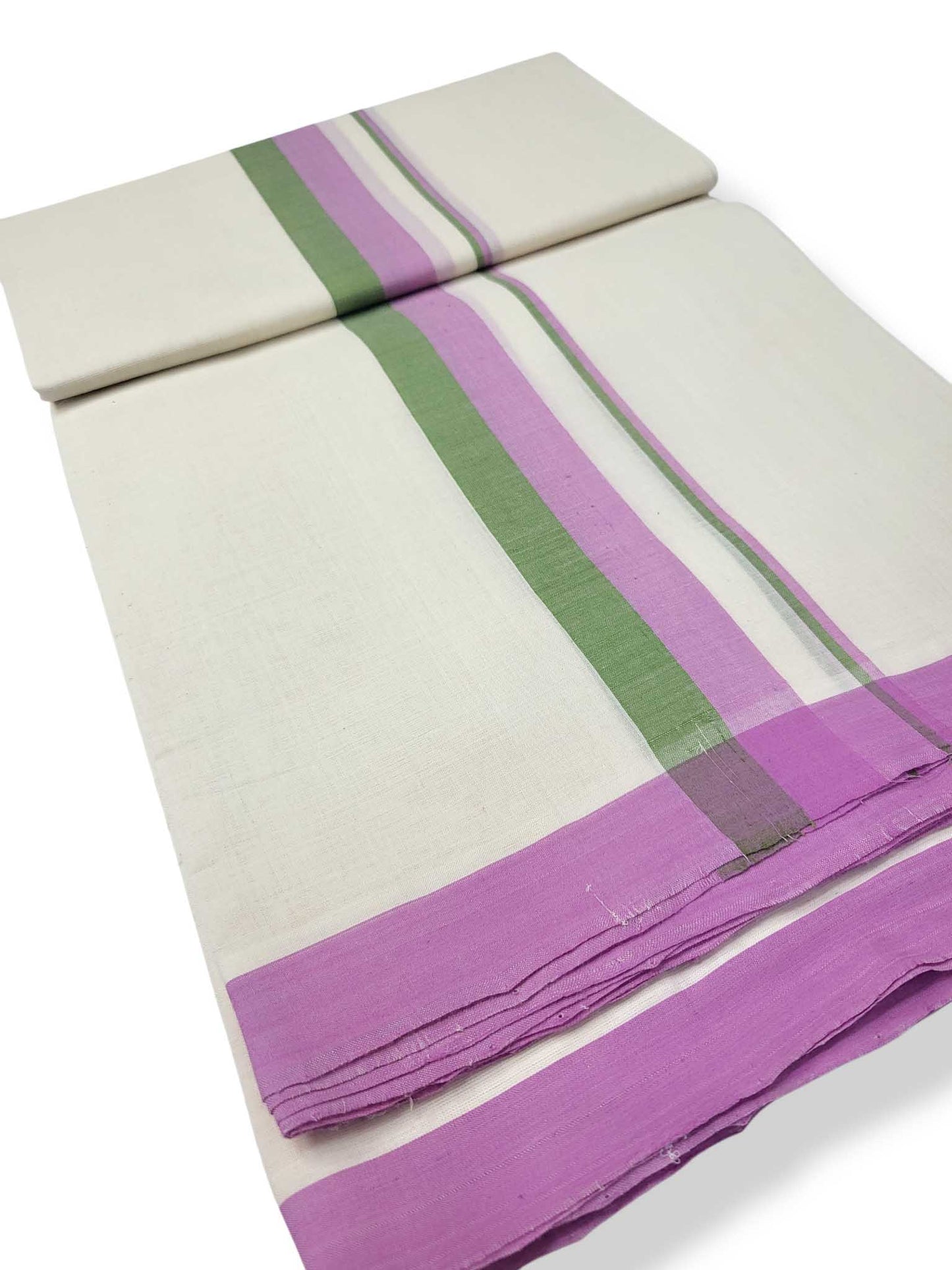 Kerala Balaramapuram Pure Cotton Handloom Mundu/Dhoti