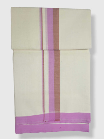 Kerala Balaramapuram Pure Cotton Handloom Mundu/Dhoti