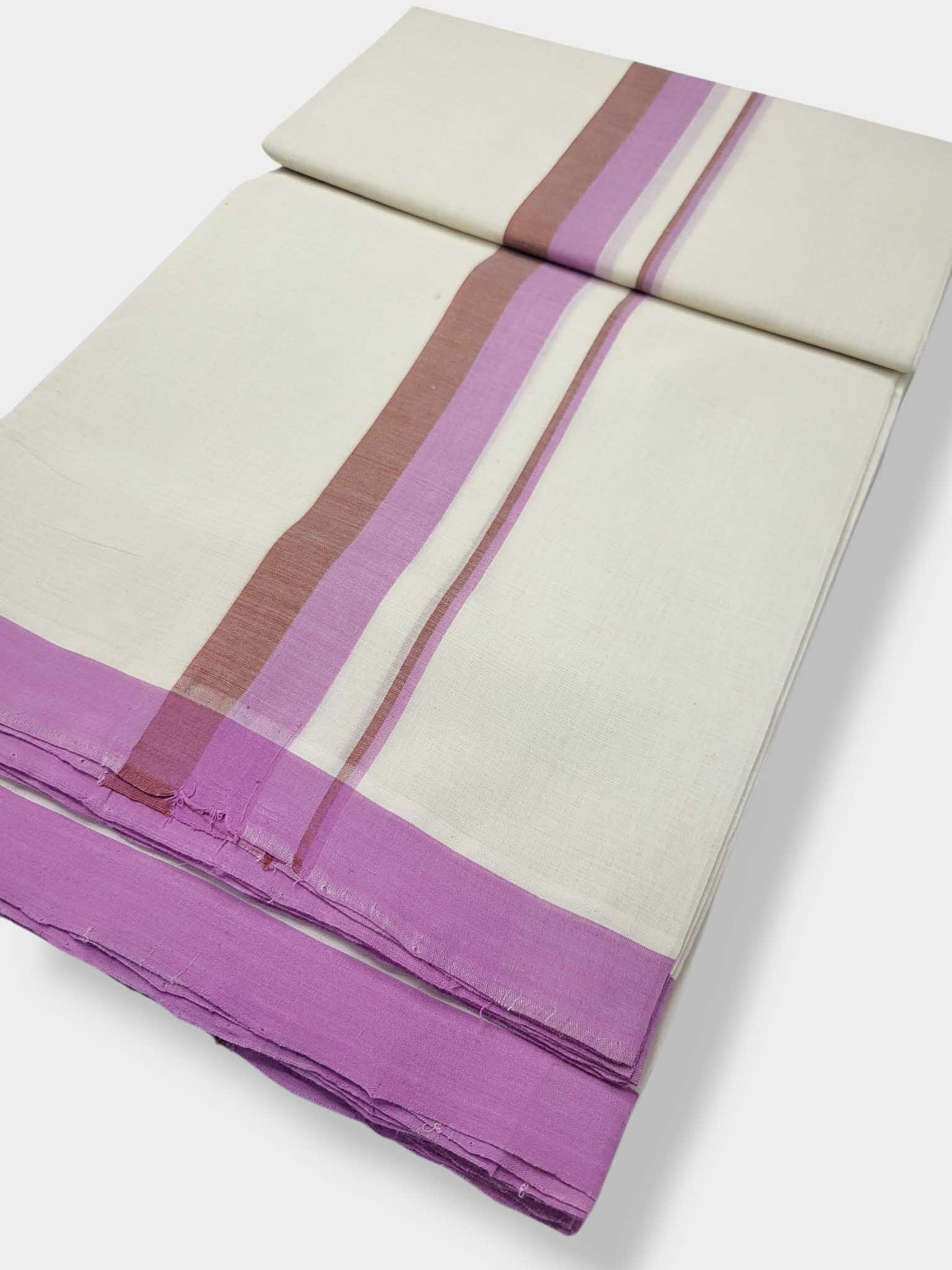 Kerala Balaramapuram Pure Cotton Handloom Mundu/Dhoti