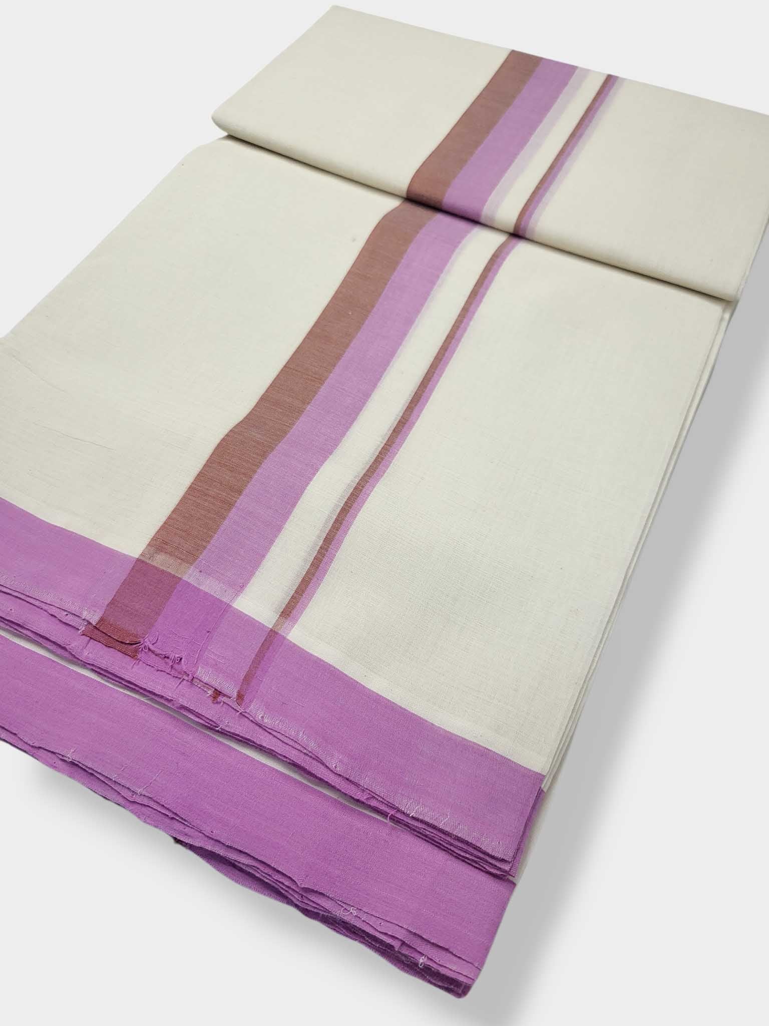 Kerala Balaramapuram Pure Cotton Handloom Mundu/Dhoti