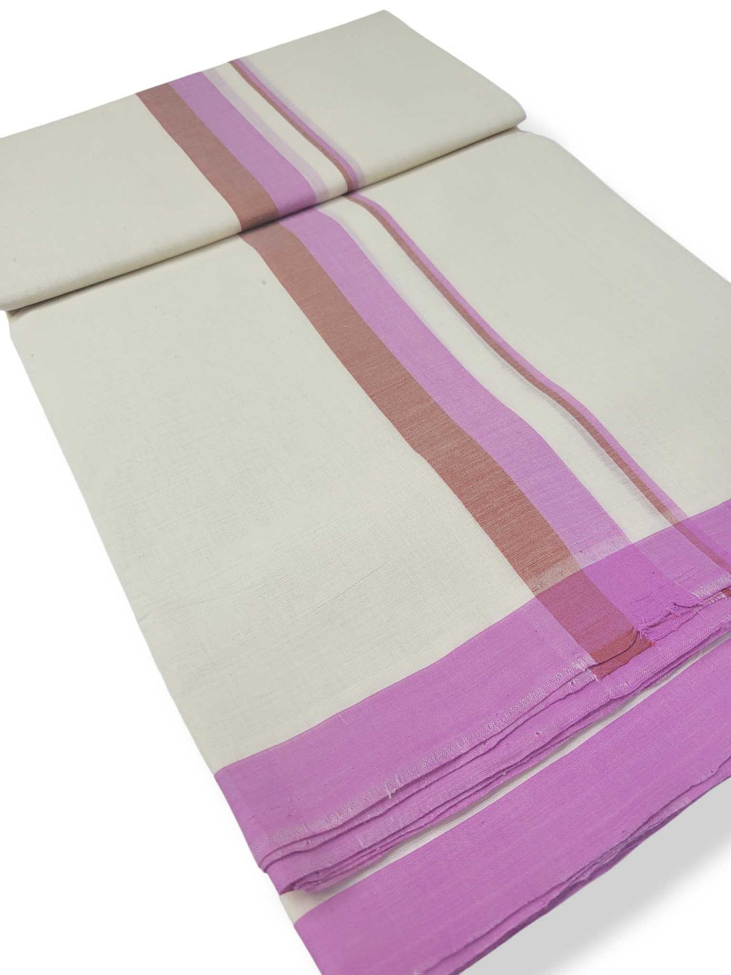 Kerala Balaramapuram Pure Cotton Handloom Mundu/Dhoti