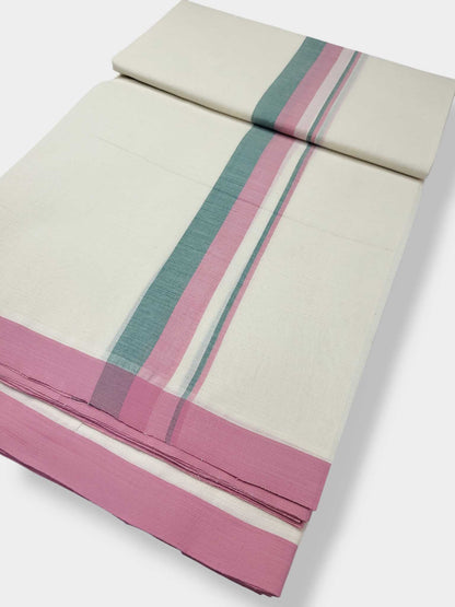 Kerala Balaramapuram Pure Cotton Handloom Mundu/Dhoti