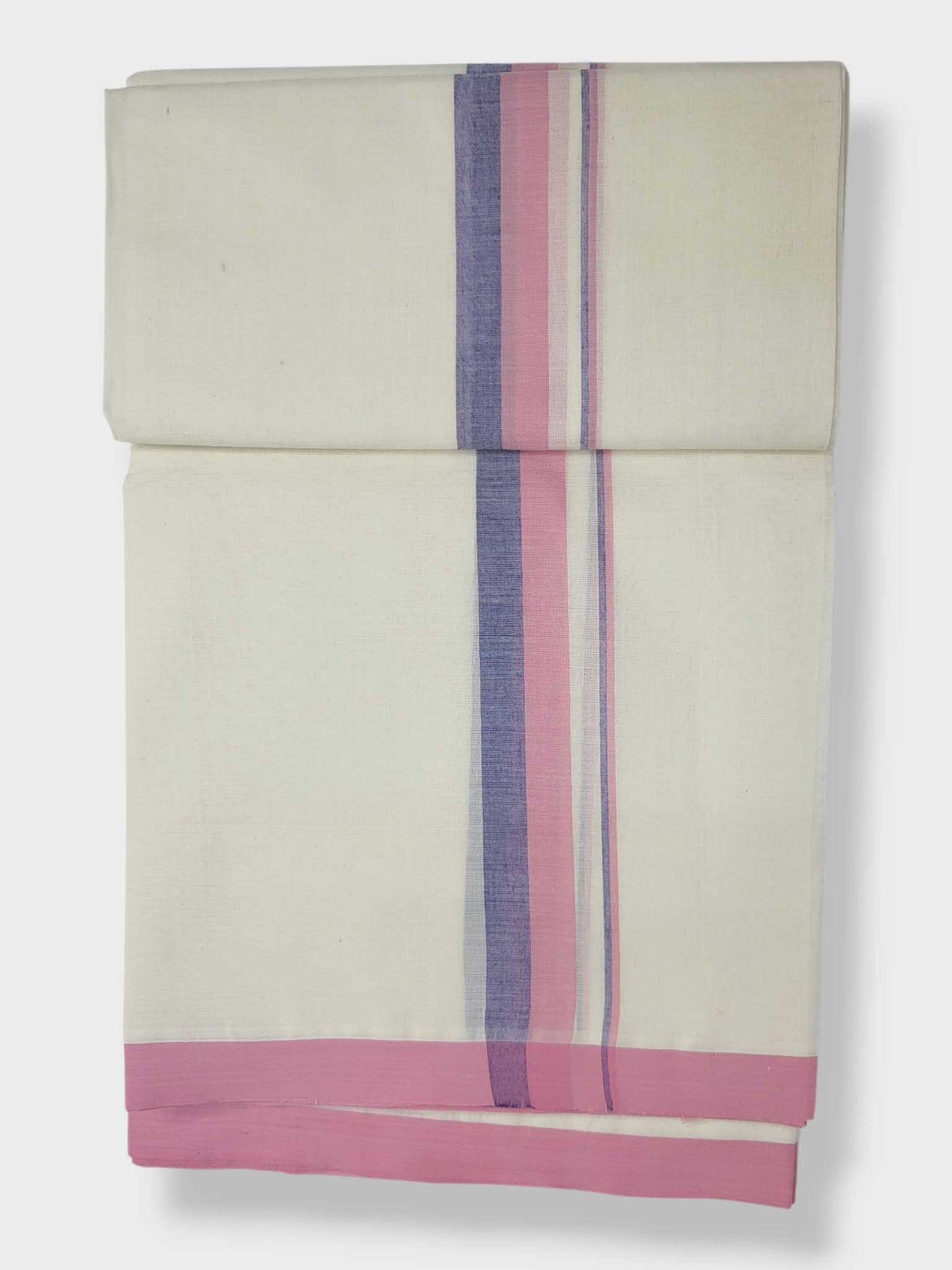 Kerala Balaramapuram Pure Cotton Handloom Mundu/Dhoti