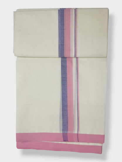 Kerala Balaramapuram Pure Cotton Handloom Mundu/Dhoti