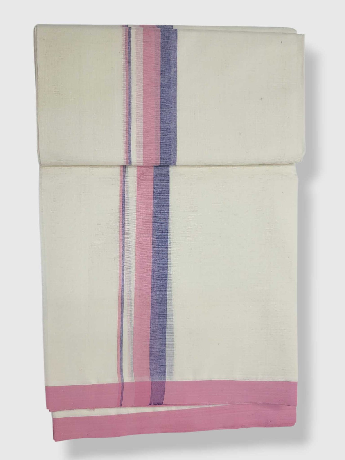 Kerala Balaramapuram Pure Cotton Handloom Mundu/Dhoti