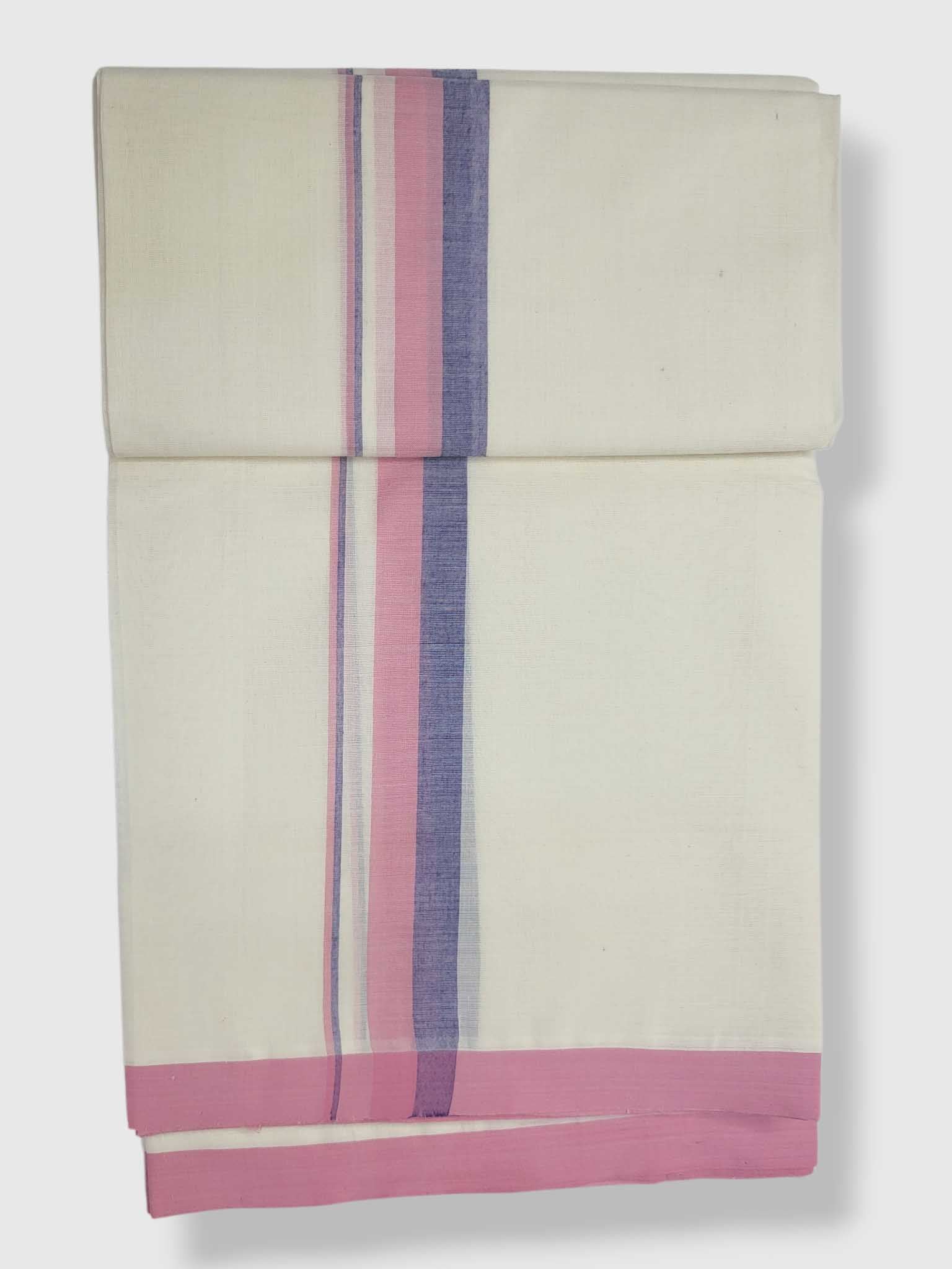 Kerala Balaramapuram Pure Cotton Handloom Mundu/Dhoti