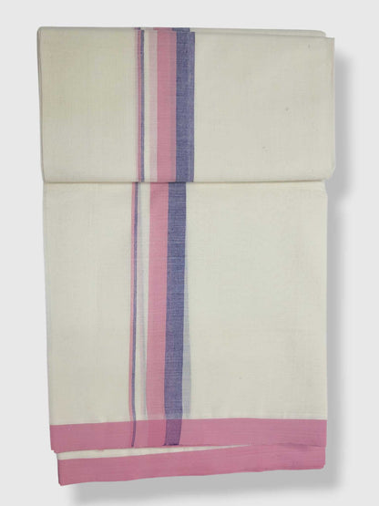 Kerala Balaramapuram Pure Cotton Handloom Mundu/Dhoti