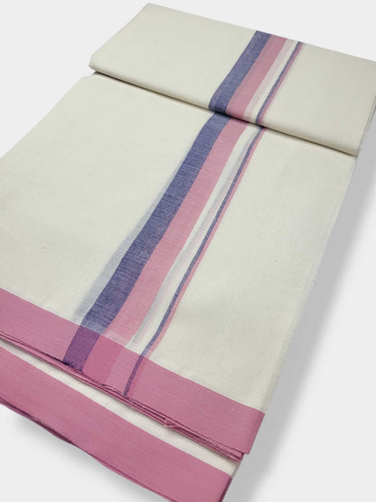 Kerala Balaramapuram Pure Cotton Handloom Mundu/Dhoti