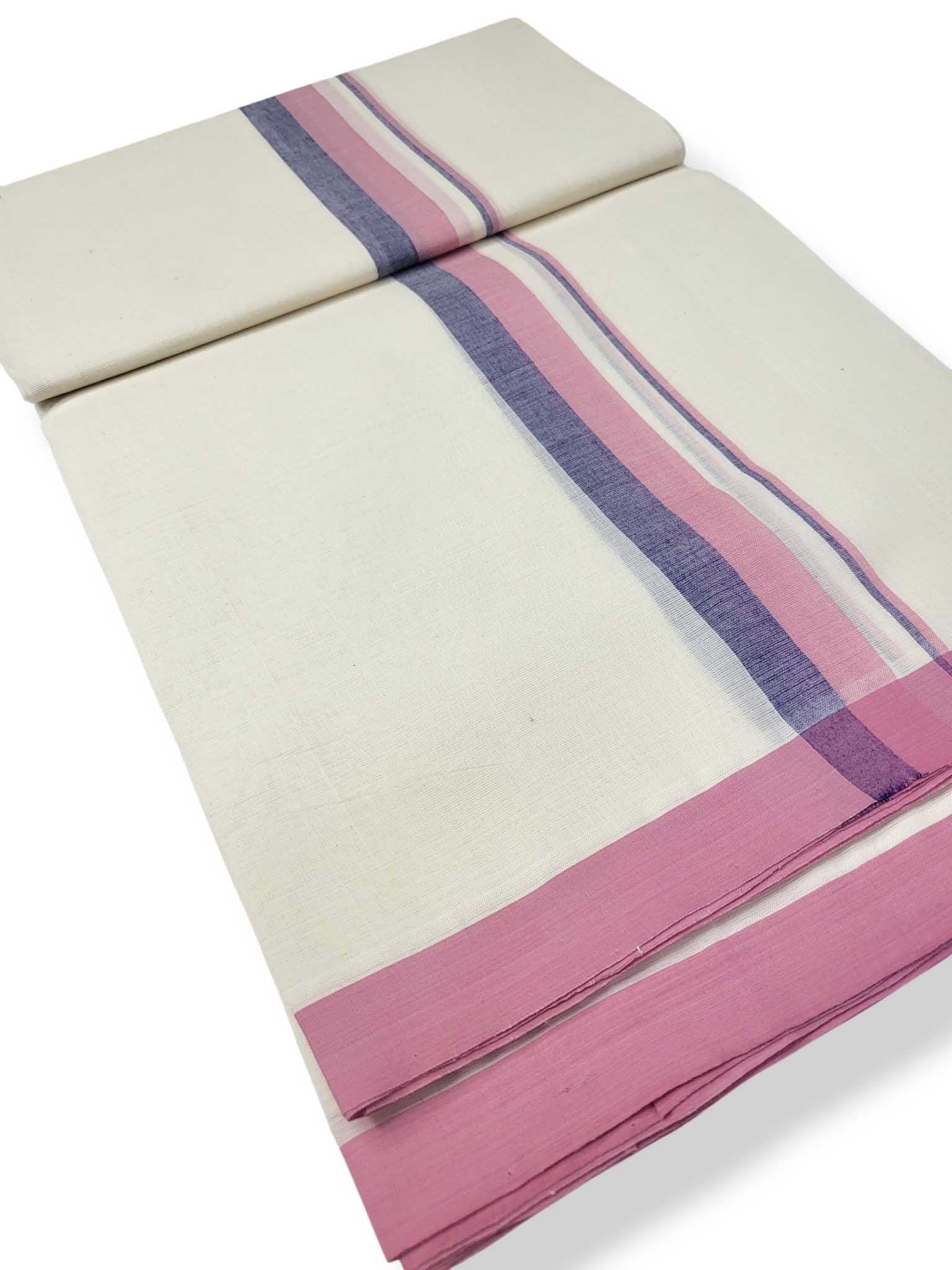 Kerala Balaramapuram Pure Cotton Handloom Mundu/Dhoti