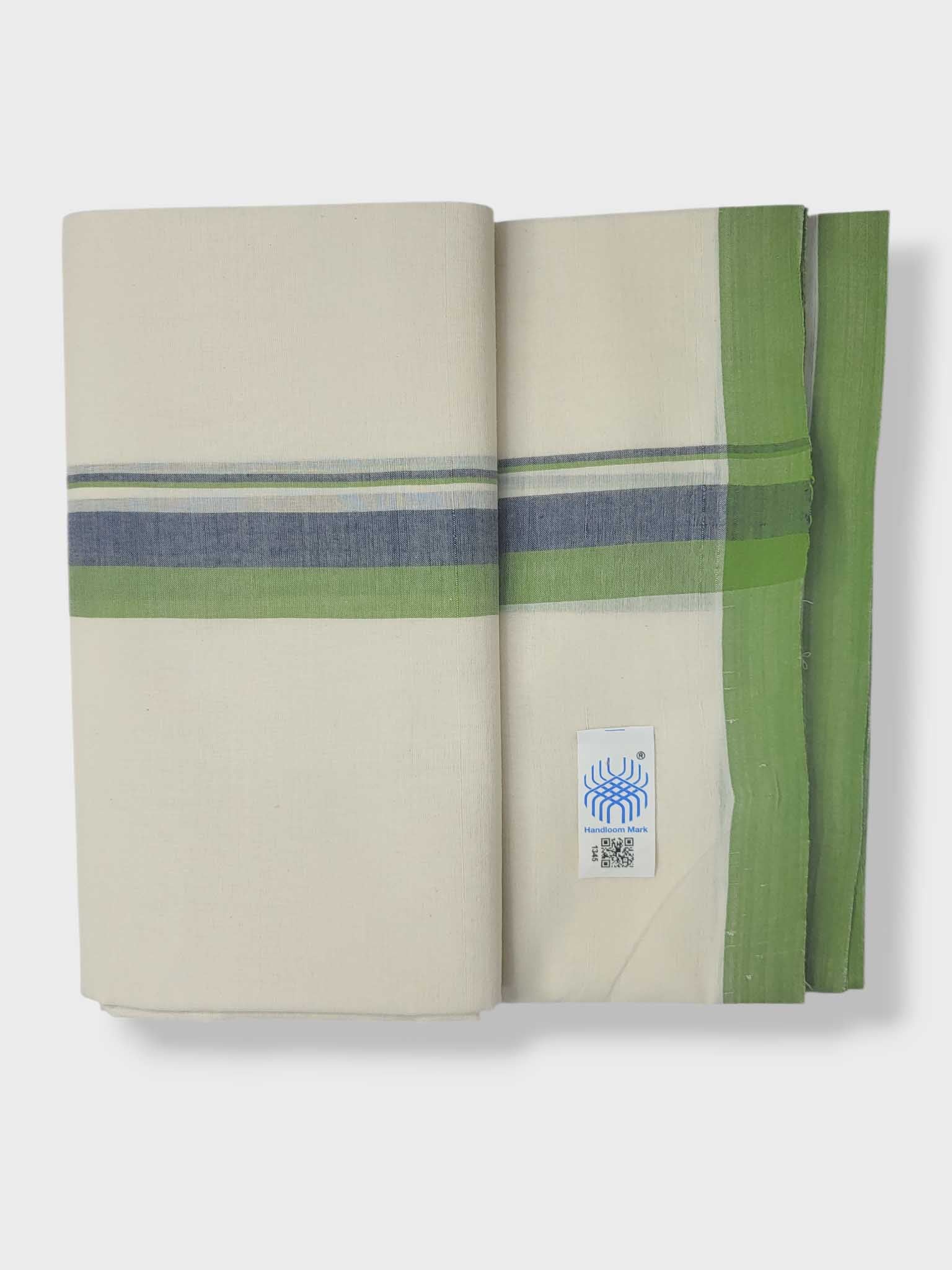 Kerala Balaramapuram Pure Cotton Handloom Mundu/Dhoti