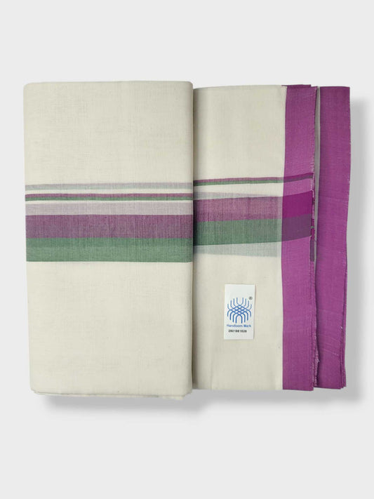 Kerala Balaramapuram Pure Cotton Handloom Mundu/Dhoti