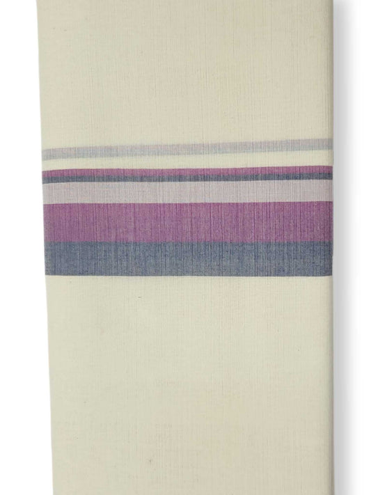 Kerala Balaramapuram Pure Cotton Handloom Mundu/Dhoti