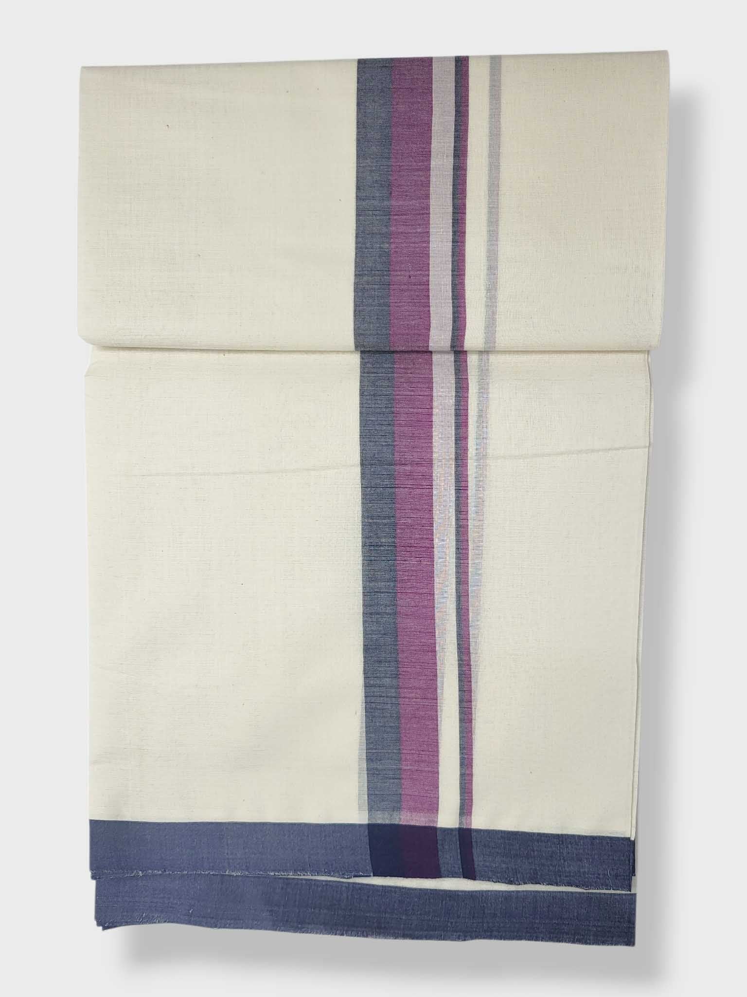 Kerala Balaramapuram Pure Cotton Handloom Mundu/Dhoti