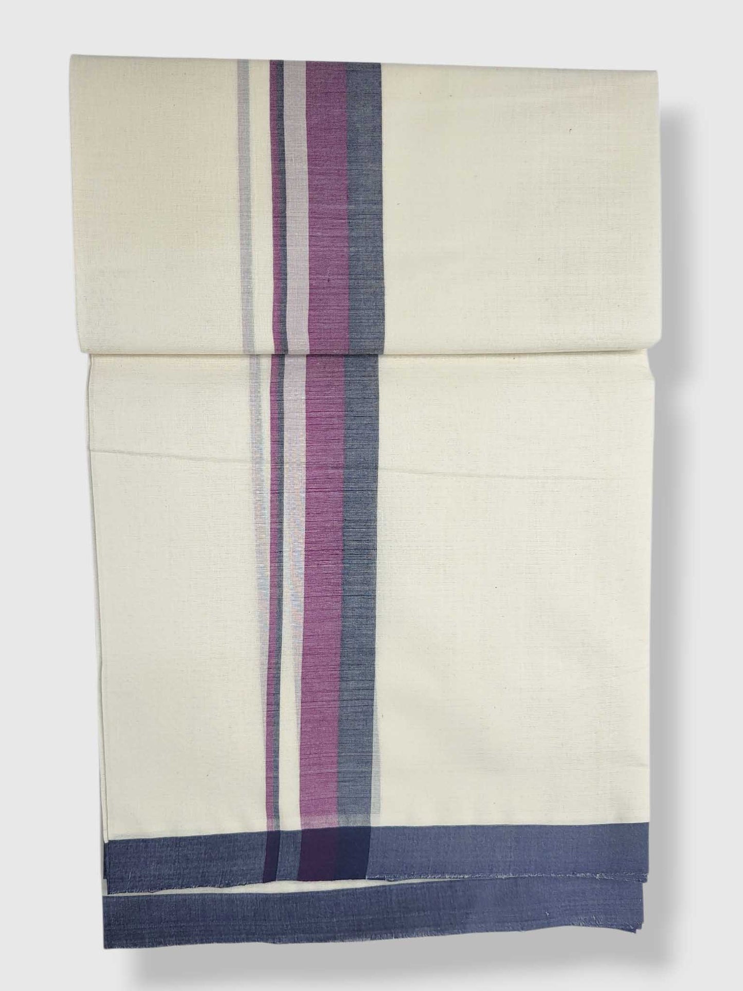 Kerala Balaramapuram Pure Cotton Handloom Mundu/Dhoti