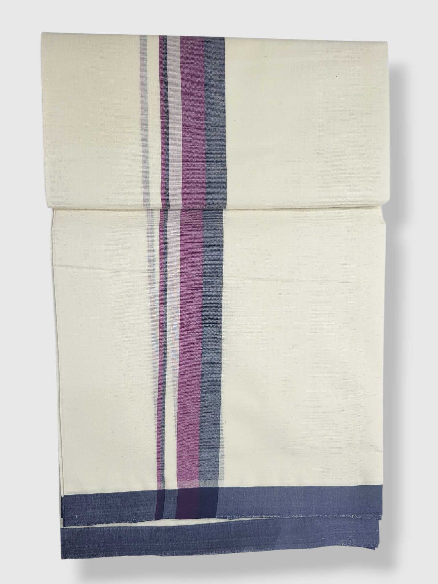 Kerala Balaramapuram Pure Cotton Handloom Mundu/Dhoti
