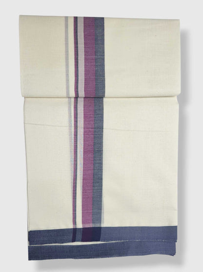Kerala Balaramapuram Pure Cotton Handloom Mundu/Dhoti