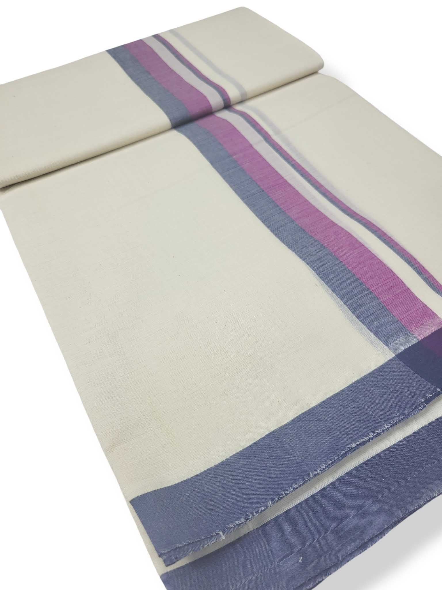 Kerala Balaramapuram Pure Cotton Handloom Mundu/Dhoti