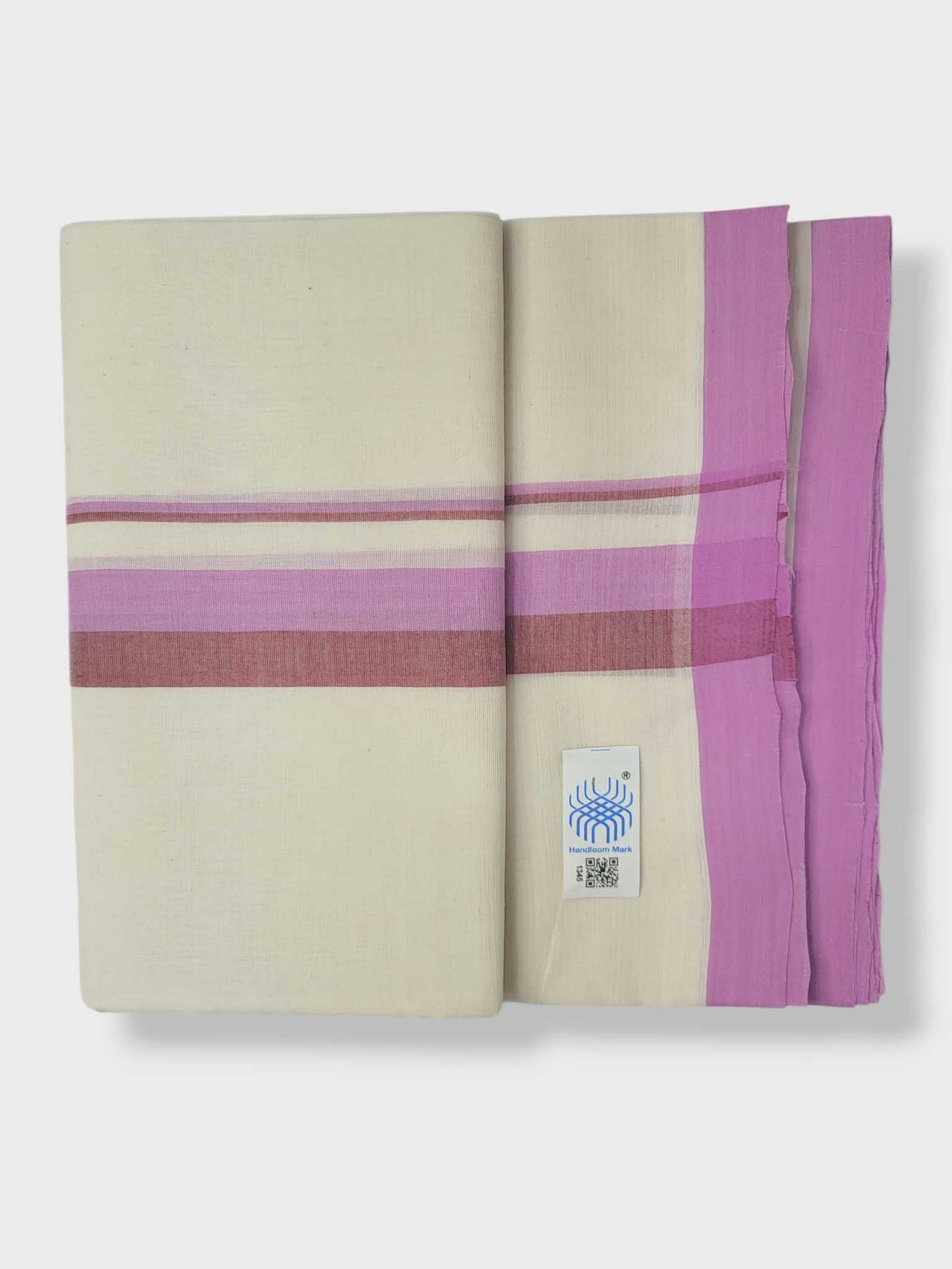 Kerala Balaramapuram Pure Cotton Handloom Mundu/Dhoti