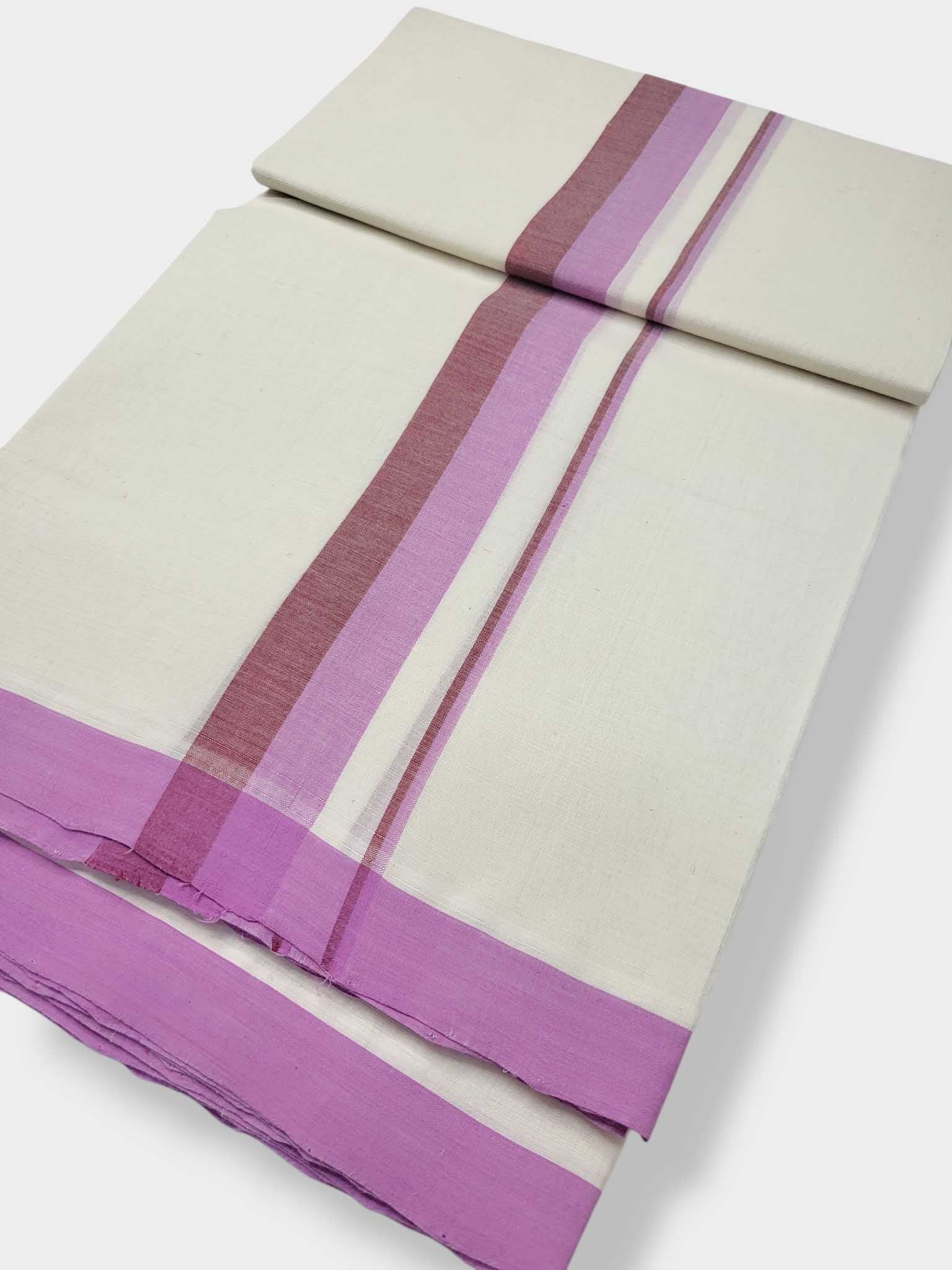 Kerala Balaramapuram Pure Cotton Handloom Mundu/Dhoti