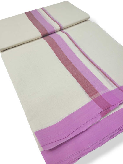 Kerala Balaramapuram Pure Cotton Handloom Mundu/Dhoti
