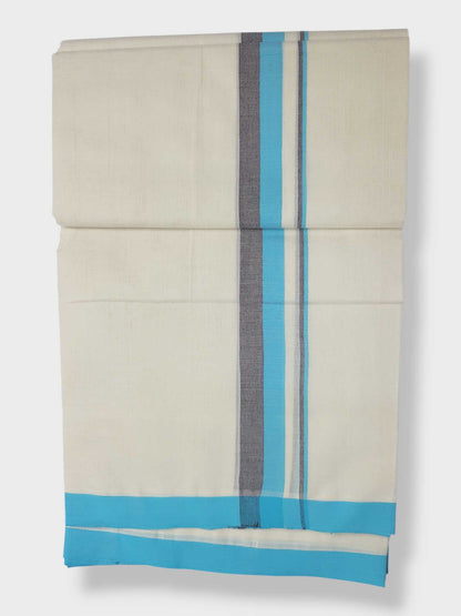 Kerala Balaramapuram Pure Cotton Handloom Mundu/Dhoti
