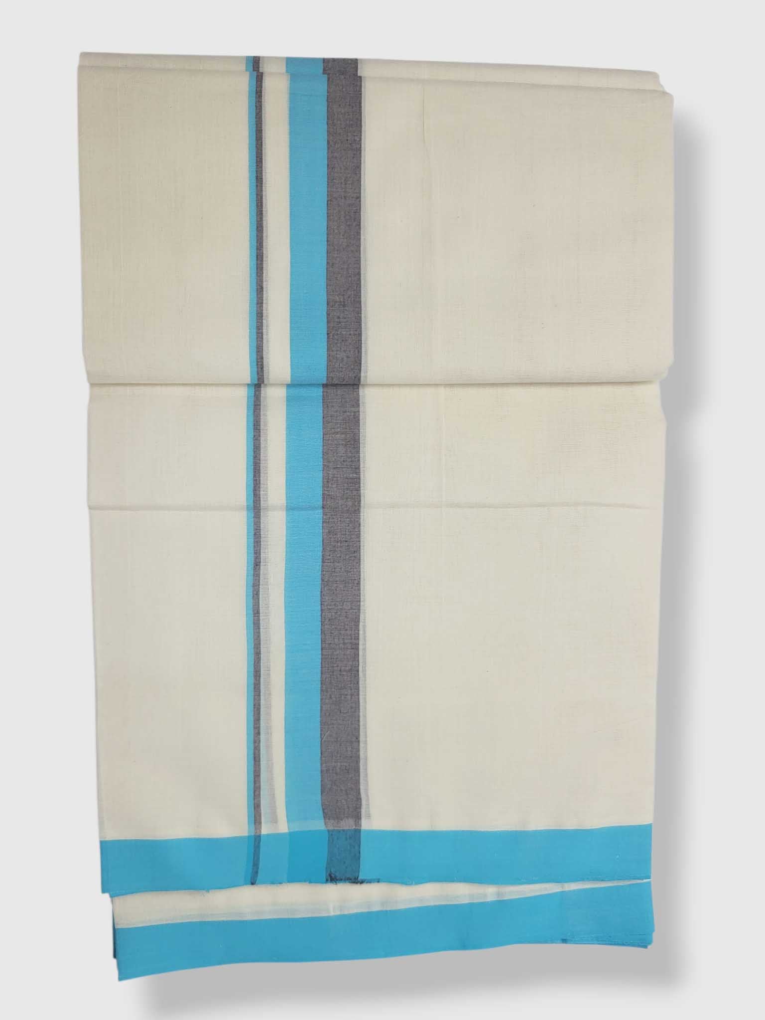 Kerala Balaramapuram Pure Cotton Handloom Mundu/Dhoti