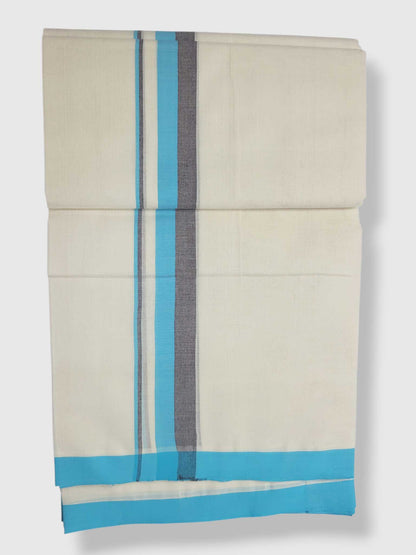 Kerala Balaramapuram Pure Cotton Handloom Mundu/Dhoti