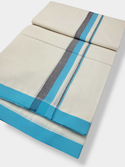 Kerala Balaramapuram Pure Cotton Handloom Mundu/Dhoti