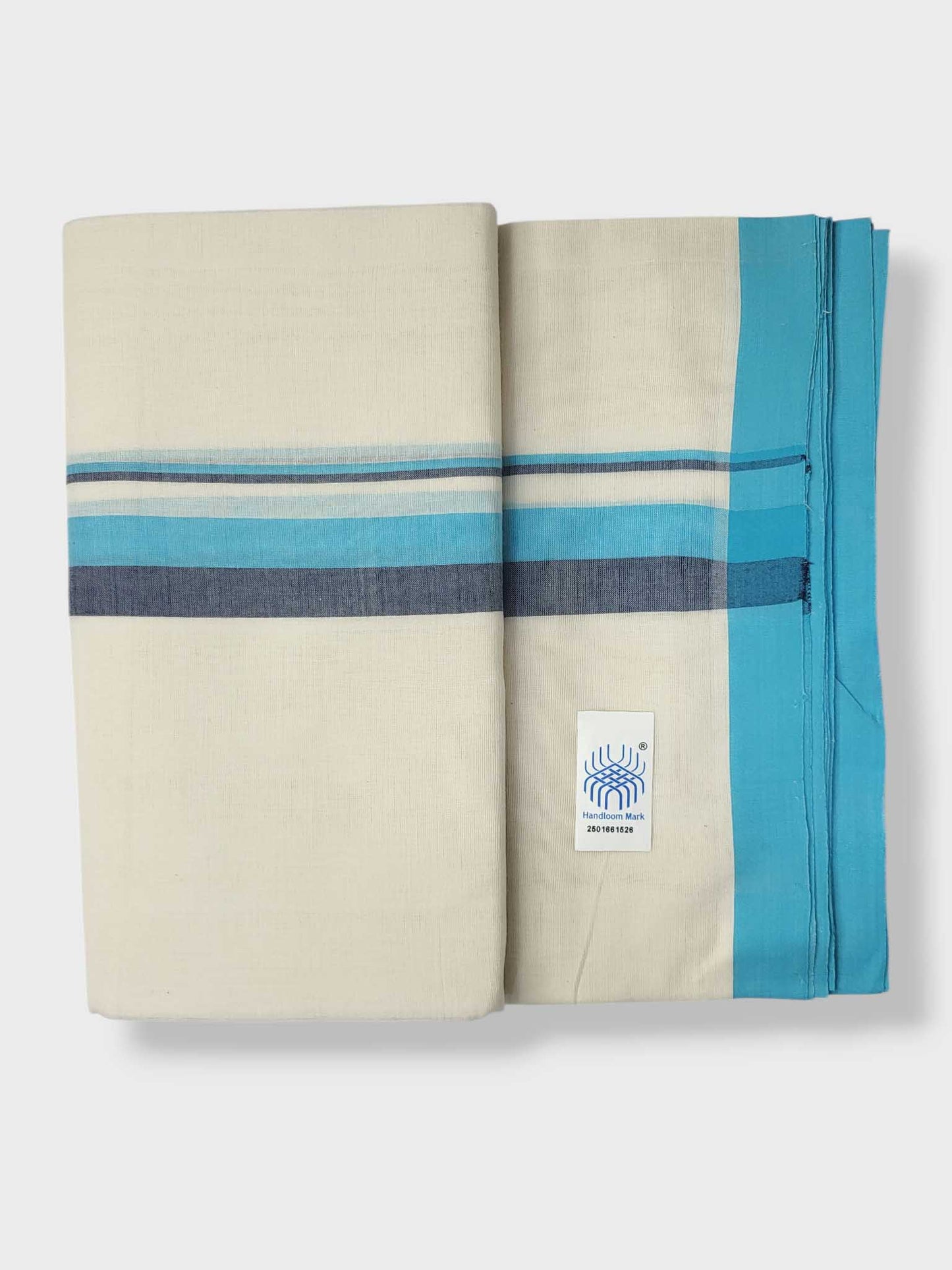 Kerala Balaramapuram Pure Cotton Handloom Mundu/Dhoti