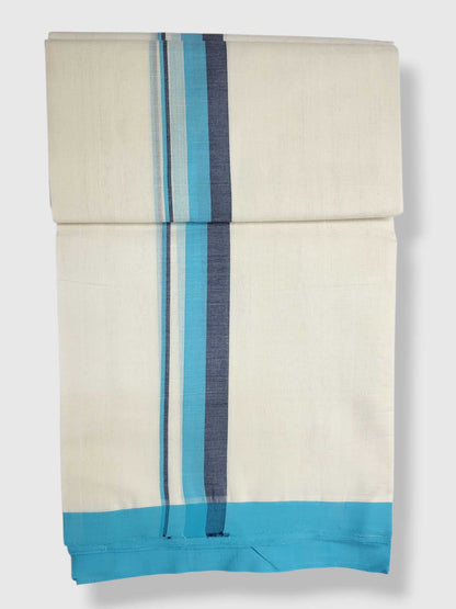 Kerala Balaramapuram Pure Cotton Handloom Mundu/Dhoti