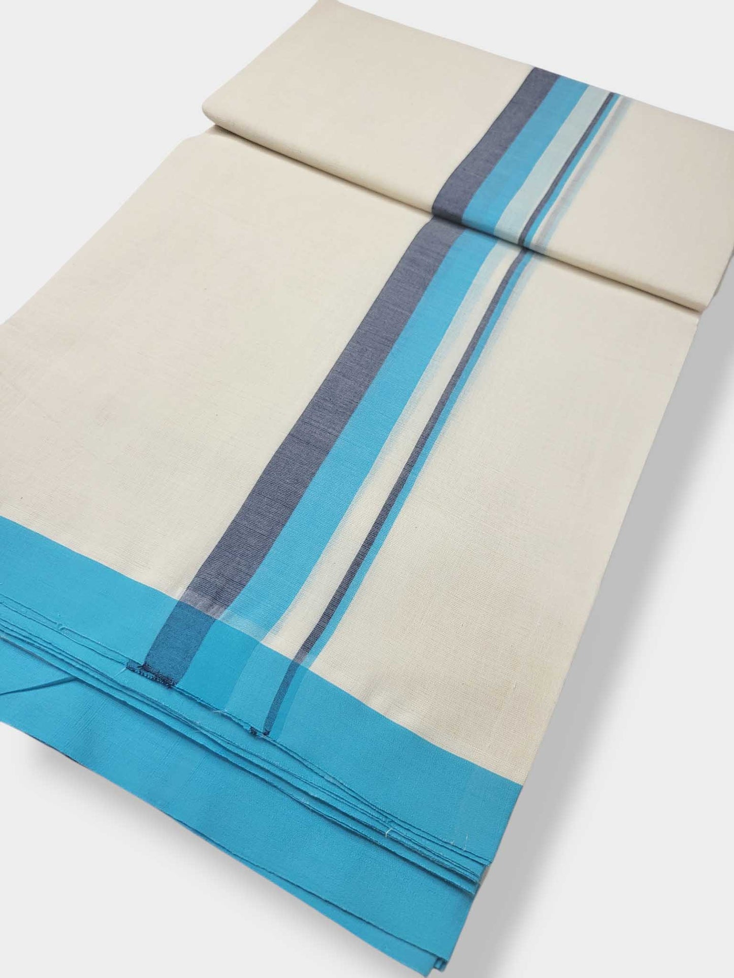 Kerala Balaramapuram Pure Cotton Handloom Mundu/Dhoti