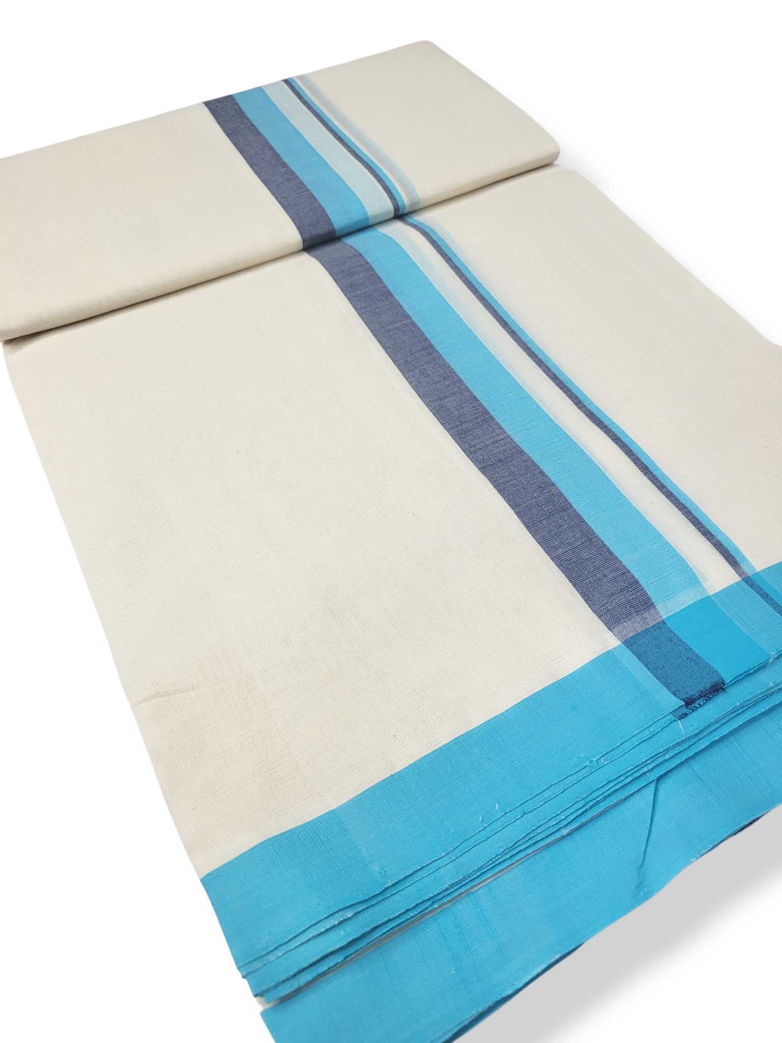 Kerala Balaramapuram Pure Cotton Handloom Mundu/Dhoti