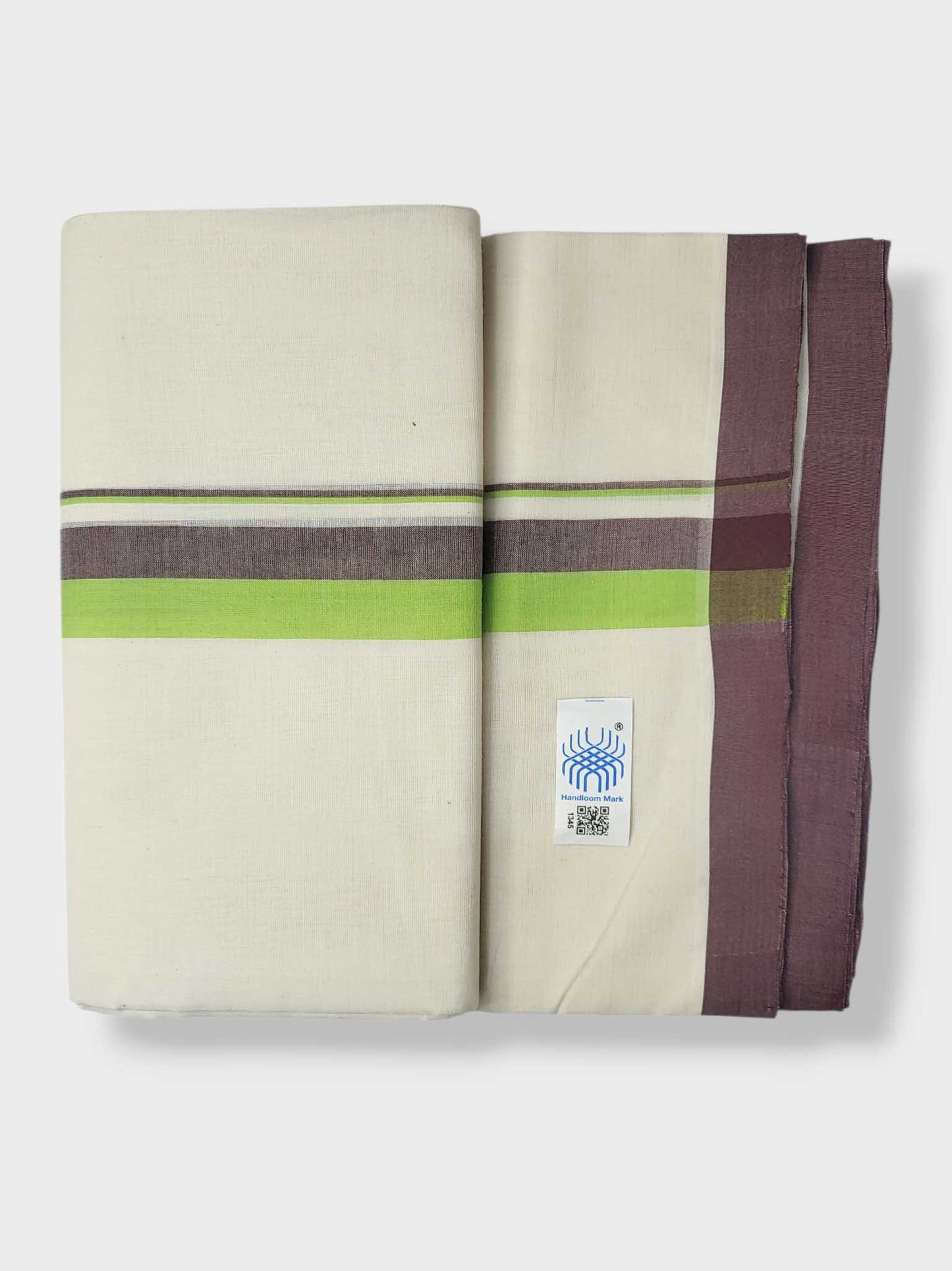 Kerala Balaramapuram Pure Cotton Handloom Mundu/Dhoti