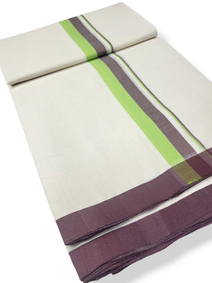 Kerala Balaramapuram Pure Cotton Handloom Mundu/Dhoti