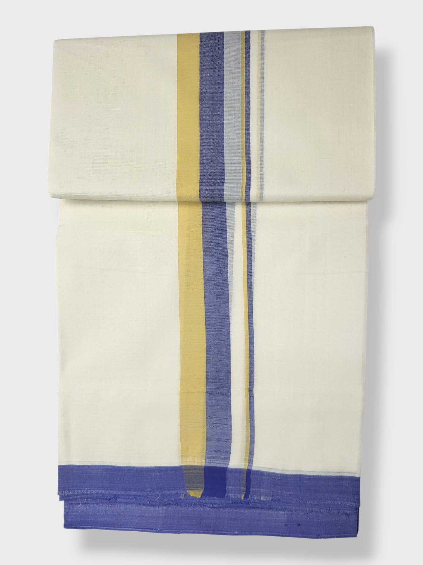 Kerala Balaramapuram Pure Cotton Handloom Mundu/Dhoti