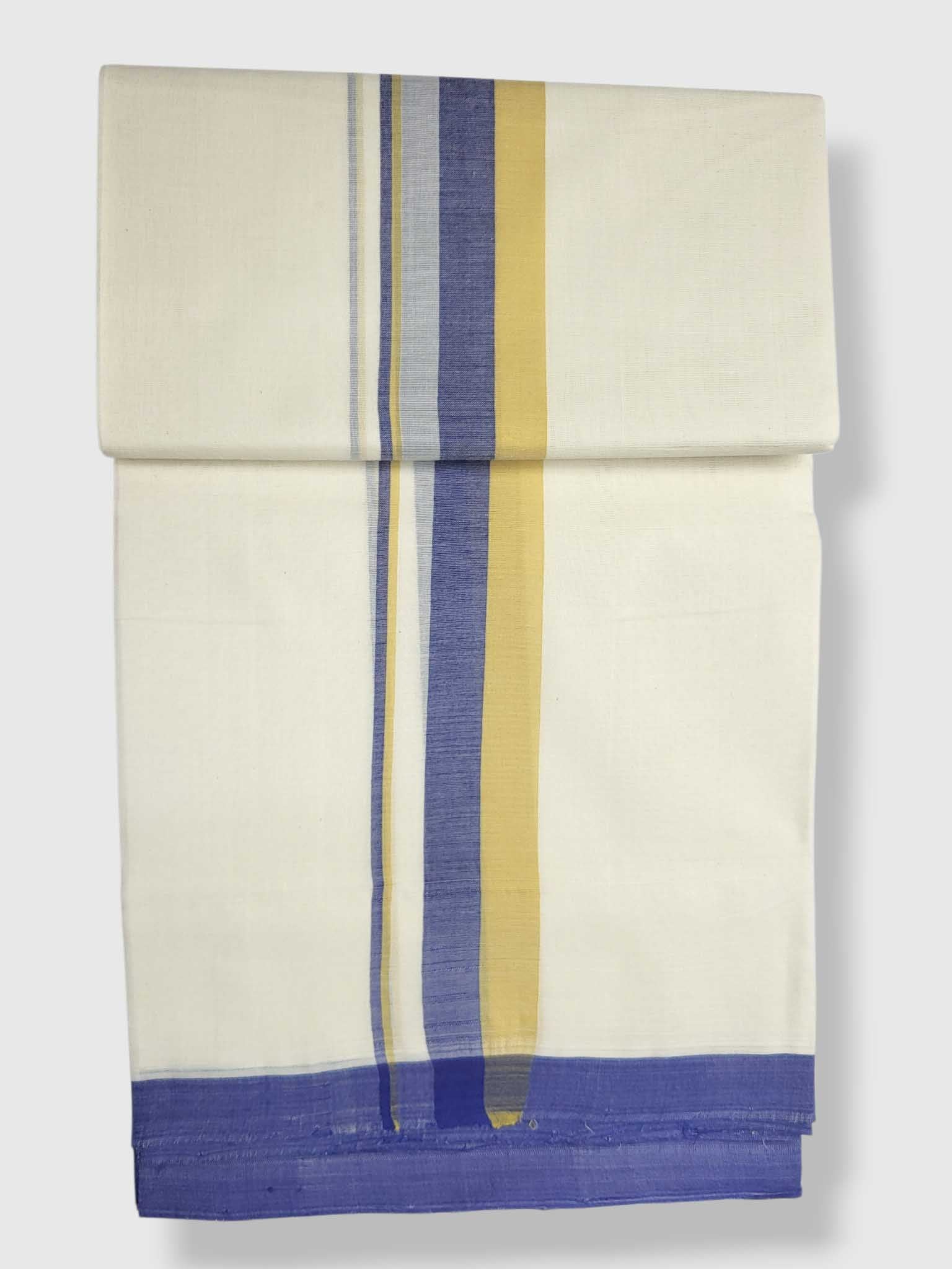 Kerala Balaramapuram Pure Cotton Handloom Mundu/Dhoti