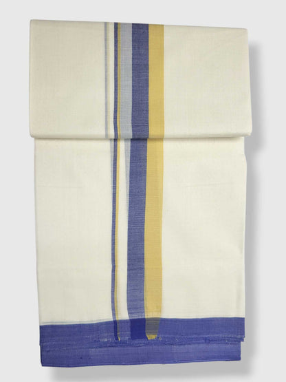 Kerala Balaramapuram Pure Cotton Handloom Mundu/Dhoti