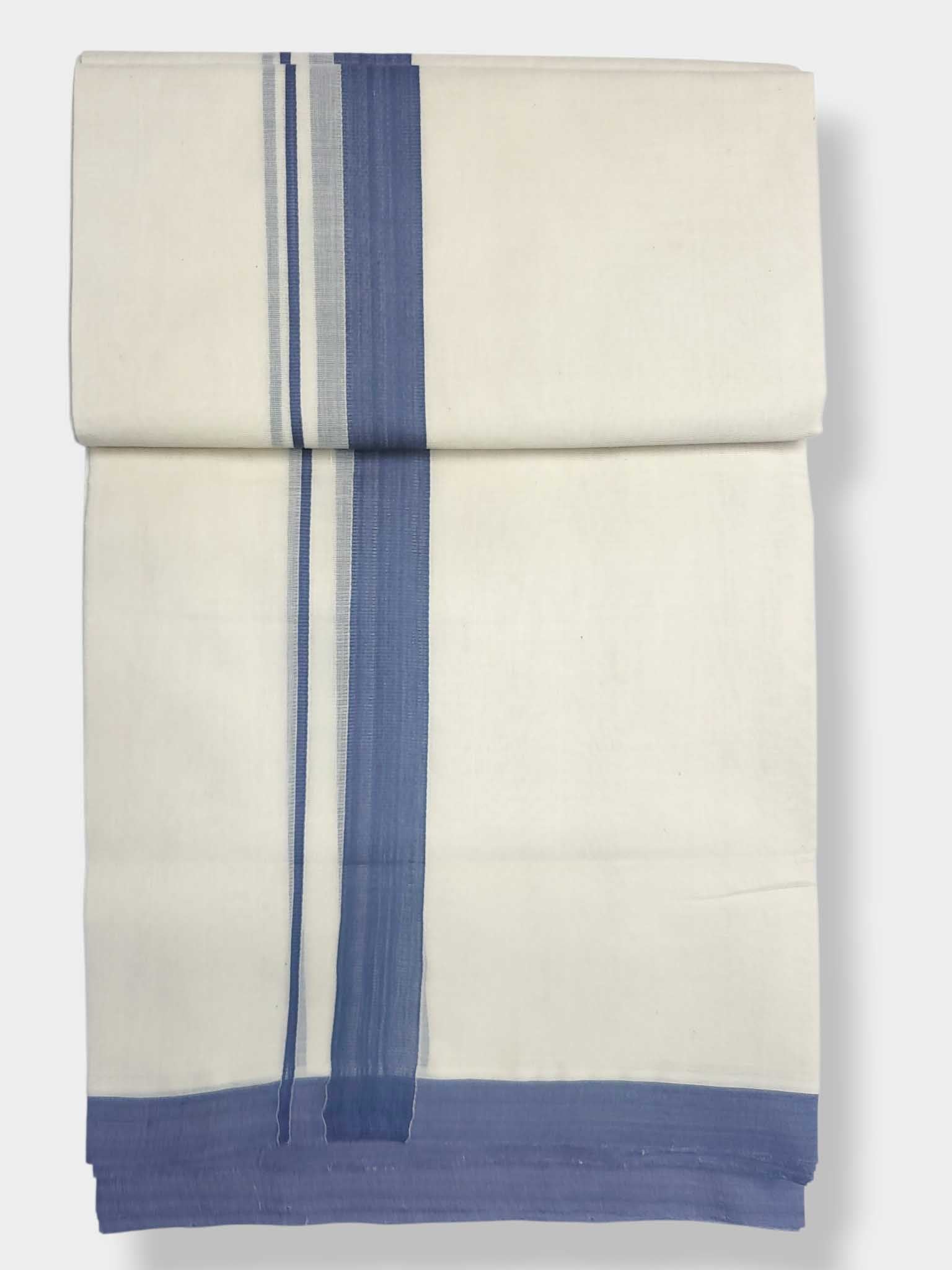 Balaramapuram Handloom Double Mundu Pure Cotton