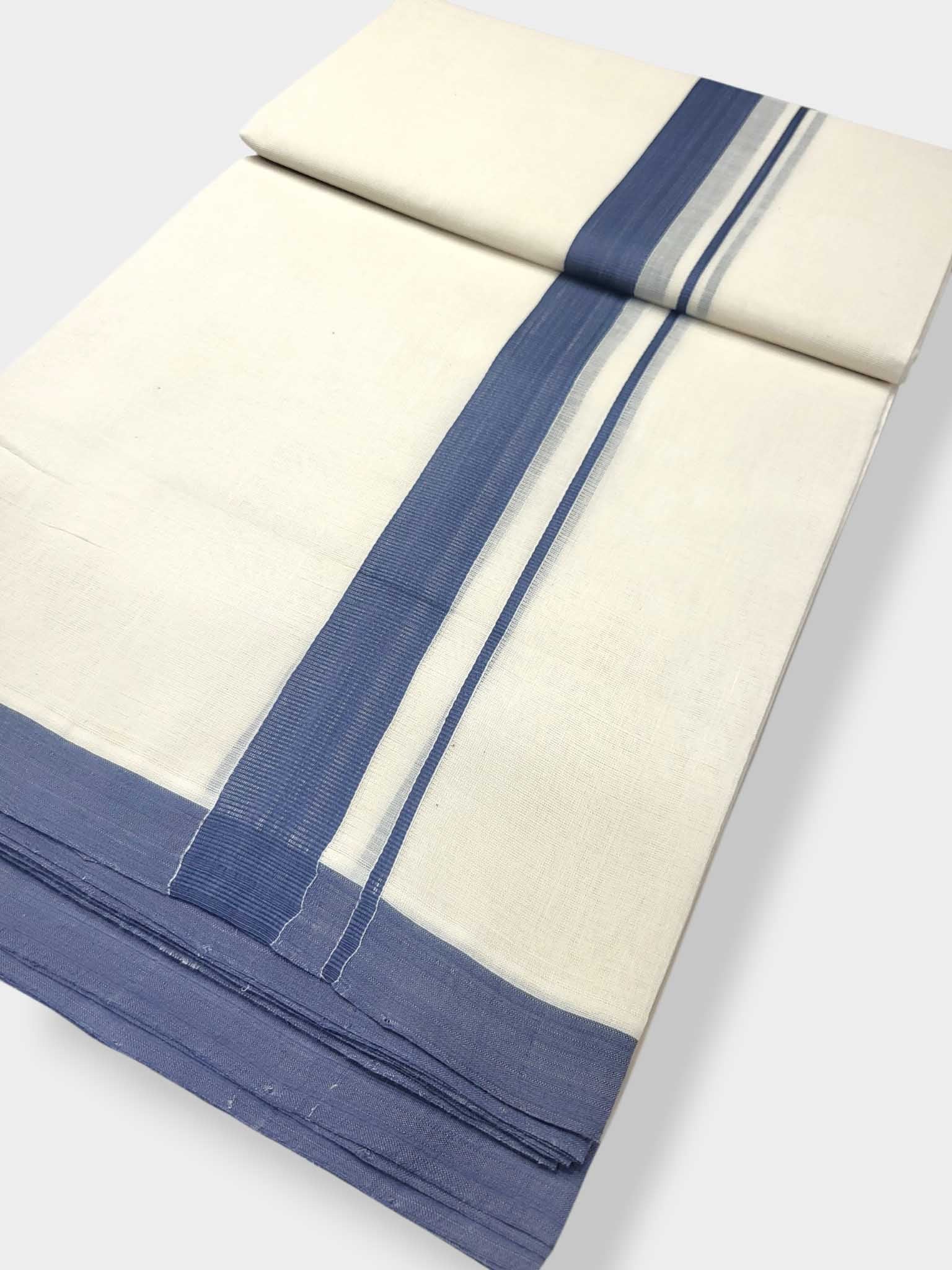 Balaramapuram Handloom Double Mundu Pure Cotton