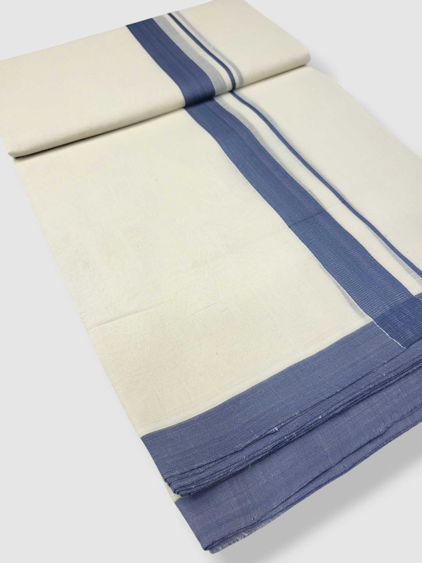 Balaramapuram Handloom Double Mundu Pure Cotton