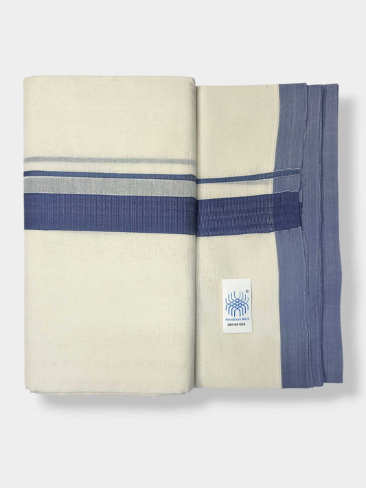 Balaramapuram Handloom Double Mundu Pure Cotton