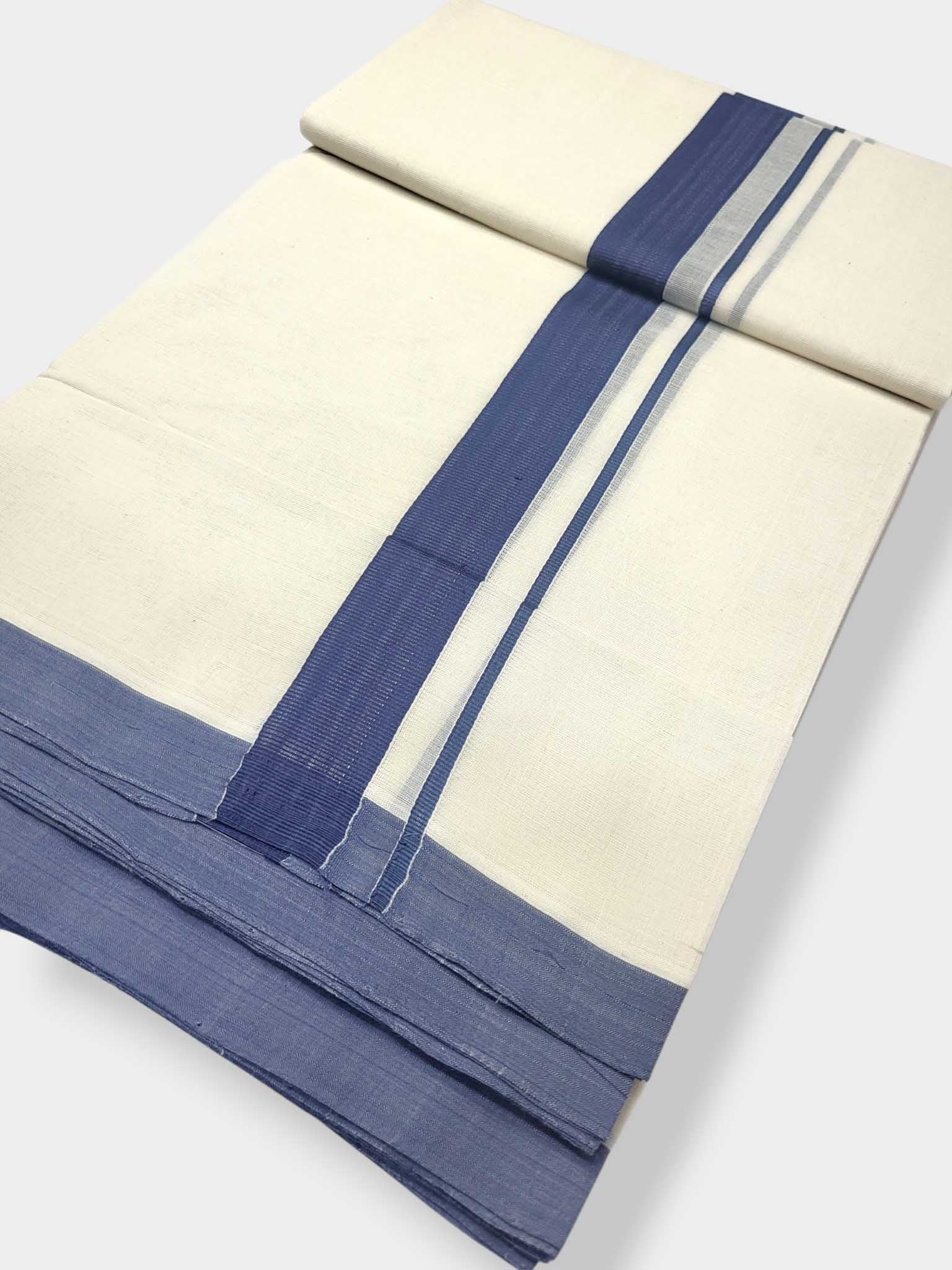 Balaramapuram Handloom Double Mundu Pure Cotton