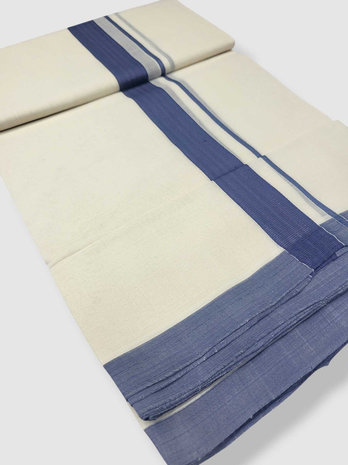 Balaramapuram Handloom Double Mundu Pure Cotton