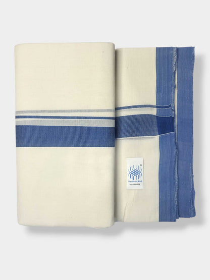 Balaramapuram Handloom Double Mundu Pure Cotton